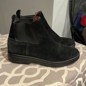 LUCKY BRAND size 8M/38 black suede boots